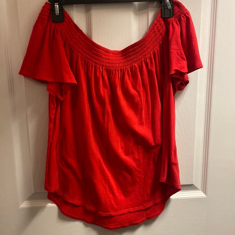 Express off shoulders shirt